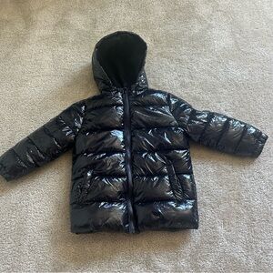 Pony Black Puffer Jacket